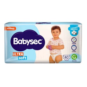 BABYSEC HIPER ULTRA PAÑAL G x 40u